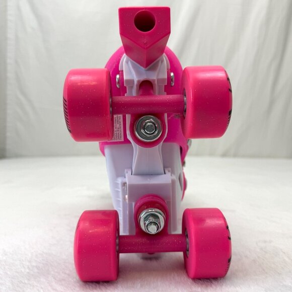 Roller Derby Adjustable Roller Skate Model 1972M Youth Girl Size 12-2 White Pink - Picture 8 of 12